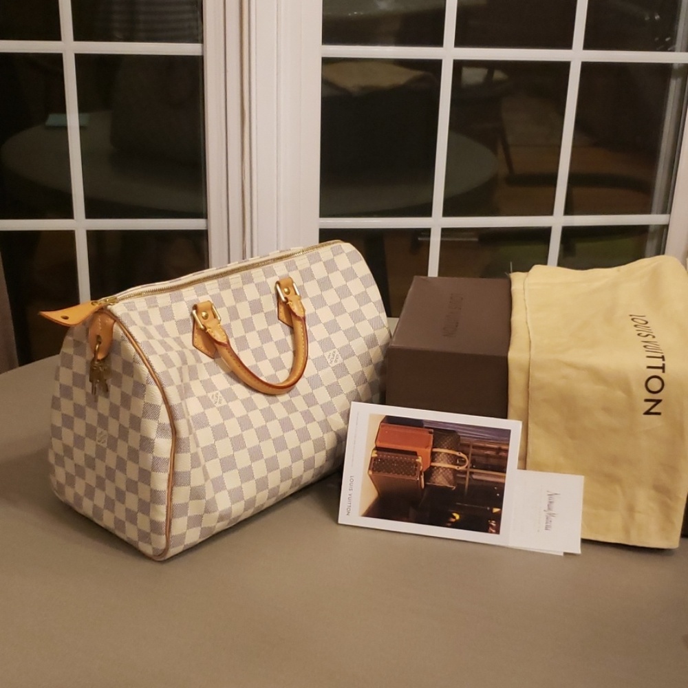 Louis Vuitton Damier Azur Speedy 35